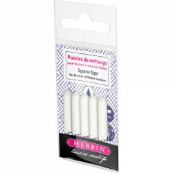 Rezerva Varf Marker Creativ Reincarcabil Jacques Herbin - 5 mm Bullet Chisel - 5 buc