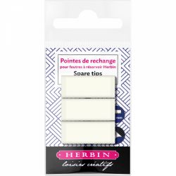 Rezerva Varf Marker Creativ Reincarcabil Jacques Herbin - 10 mm Chisel - 3 buc