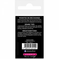 Rezerva Varf Marker Creativ Reincarcabil Jacques Herbin - 10 mm Chisel - 3 buc