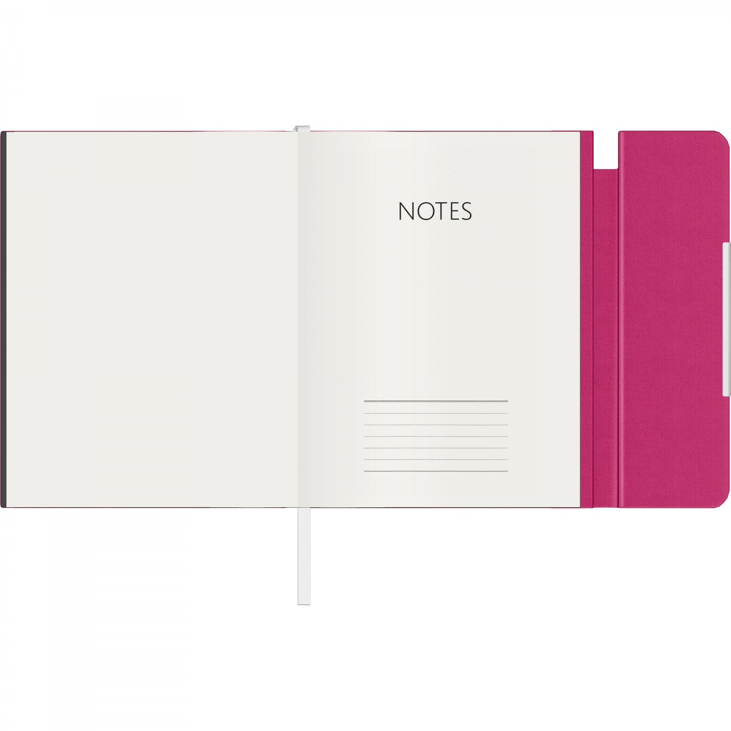 Imagine Produs Mapa cu Notes B6 Precision Velvet 116847 Pink - Ivory Lined - 166 pagini 80 g mp