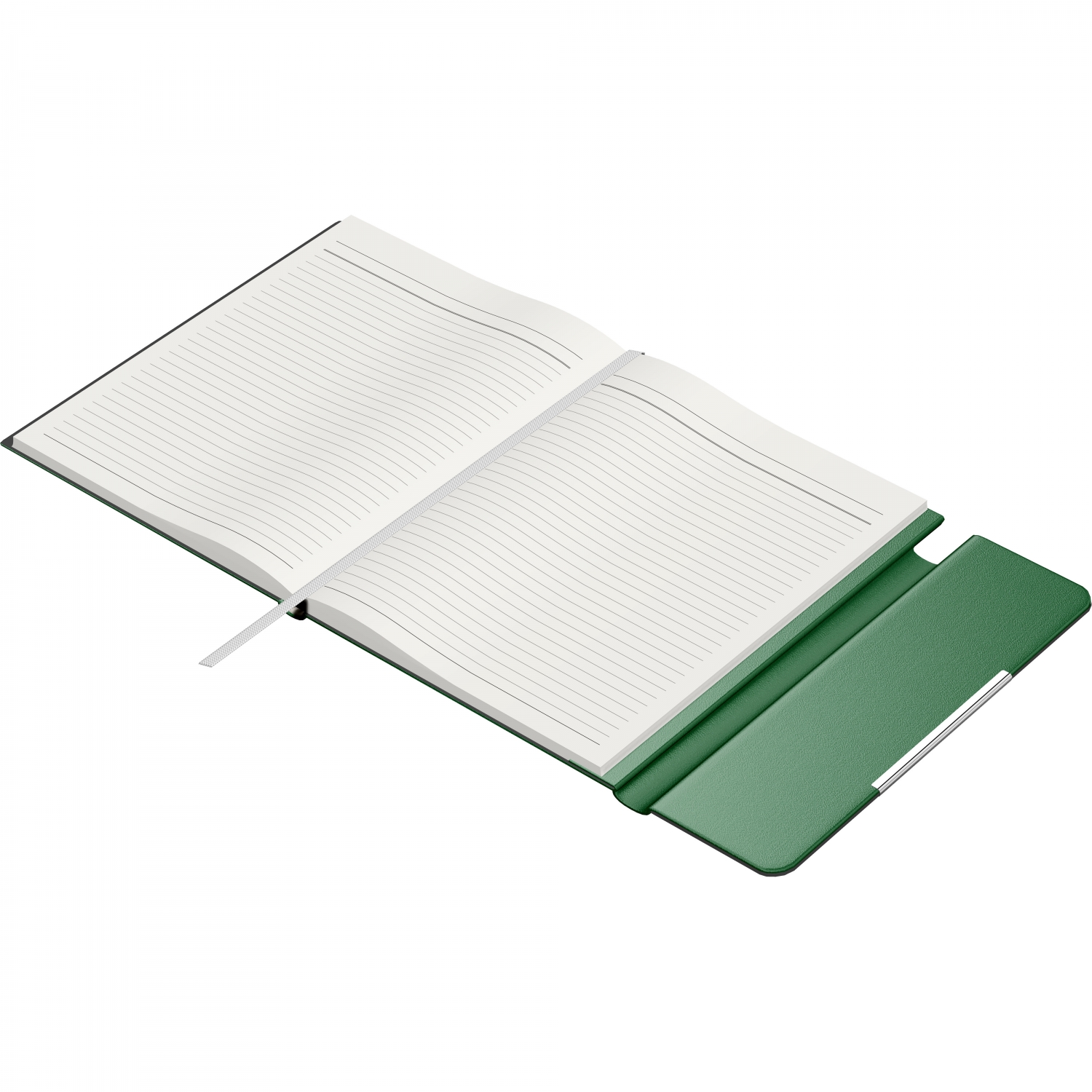 Imagine Produs Mapa cu Notes B6 Precision Velvet 116847 Bottle Green - Ivory Lined - 166 pagini 80 g mp
