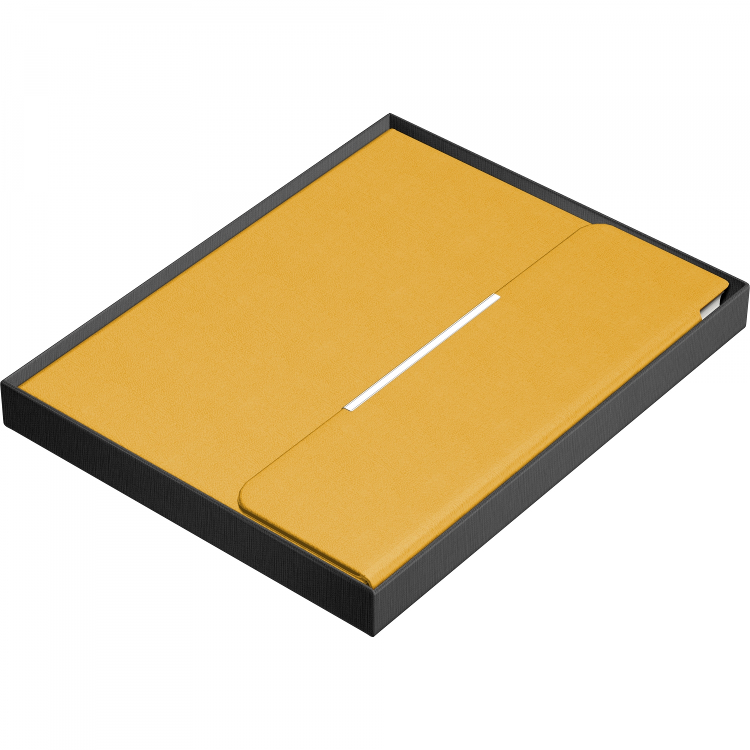 Imagine Produs Mapa cu Notes B6 Precision Velvet 116847 Gold - Ivory Lined - 166 pagini 80 g mp