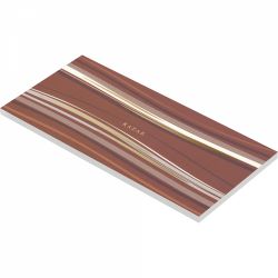 Blocnotes 180 x 85 mm Nakabayashi Kazae Memo Pad Red - Ivory Lined 8 mm - 80 foi 75 g/mp - TKE-MP-RD