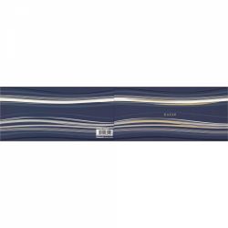 Blocnotes 180 x 85 mm Nakabayashi Kazae Memo Pad Navy - Ivory Lined 8 mm - 80 foi 75 g/mp - TKE-MP-NV