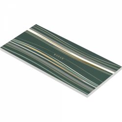 Blocnotes 180 x 85 mm Nakabayashi Kazae Memo Pad Green - Ivory Lined 8 mm - 80 foi 75 g/mp - TKE-MP-GR