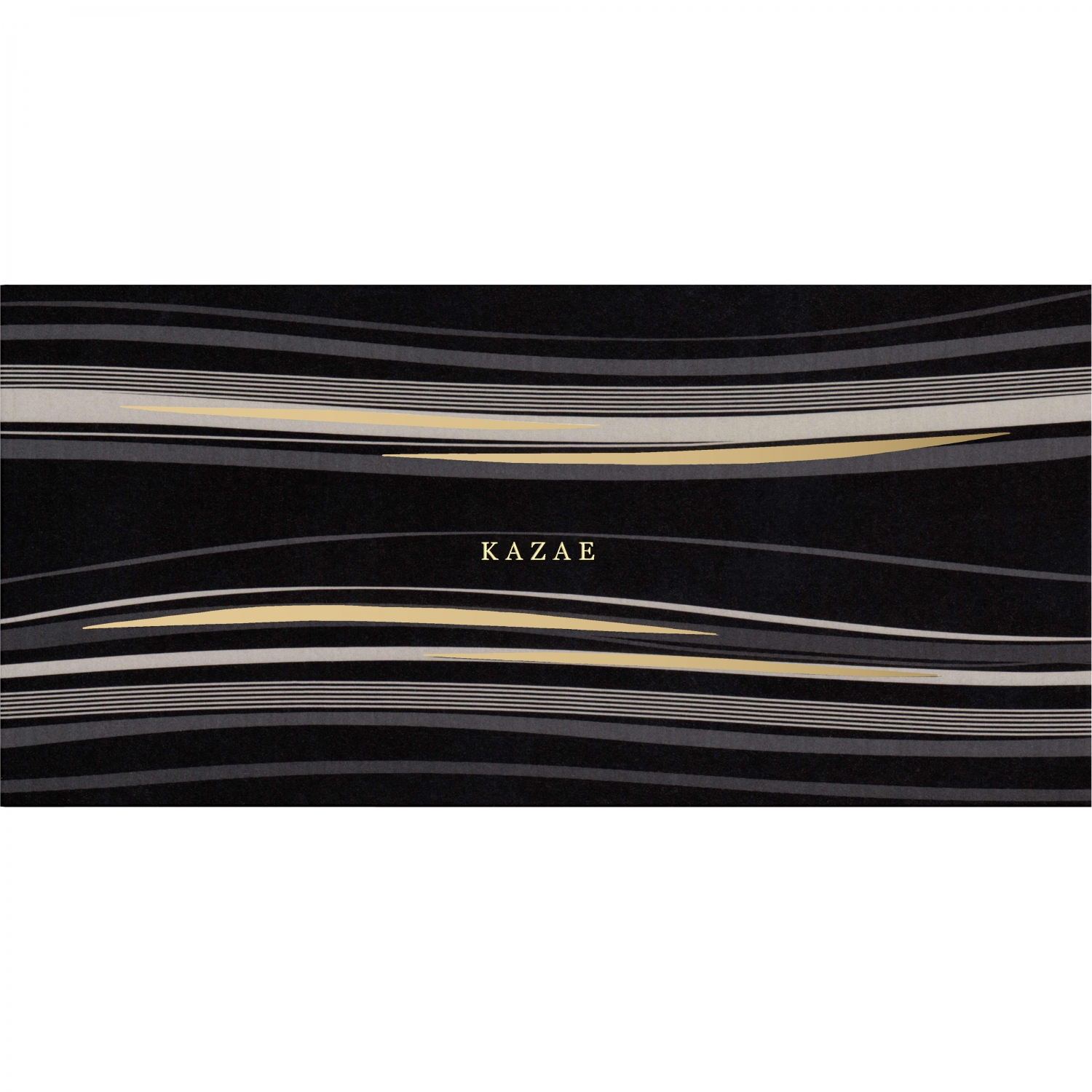 Imagine Produs Blocnotes 180 x 85 mm Nakabayashi Kazae Memo Pad Black - Ivory Lined 8 mm - 80 foi 75 g mp - TKE-MP-BK