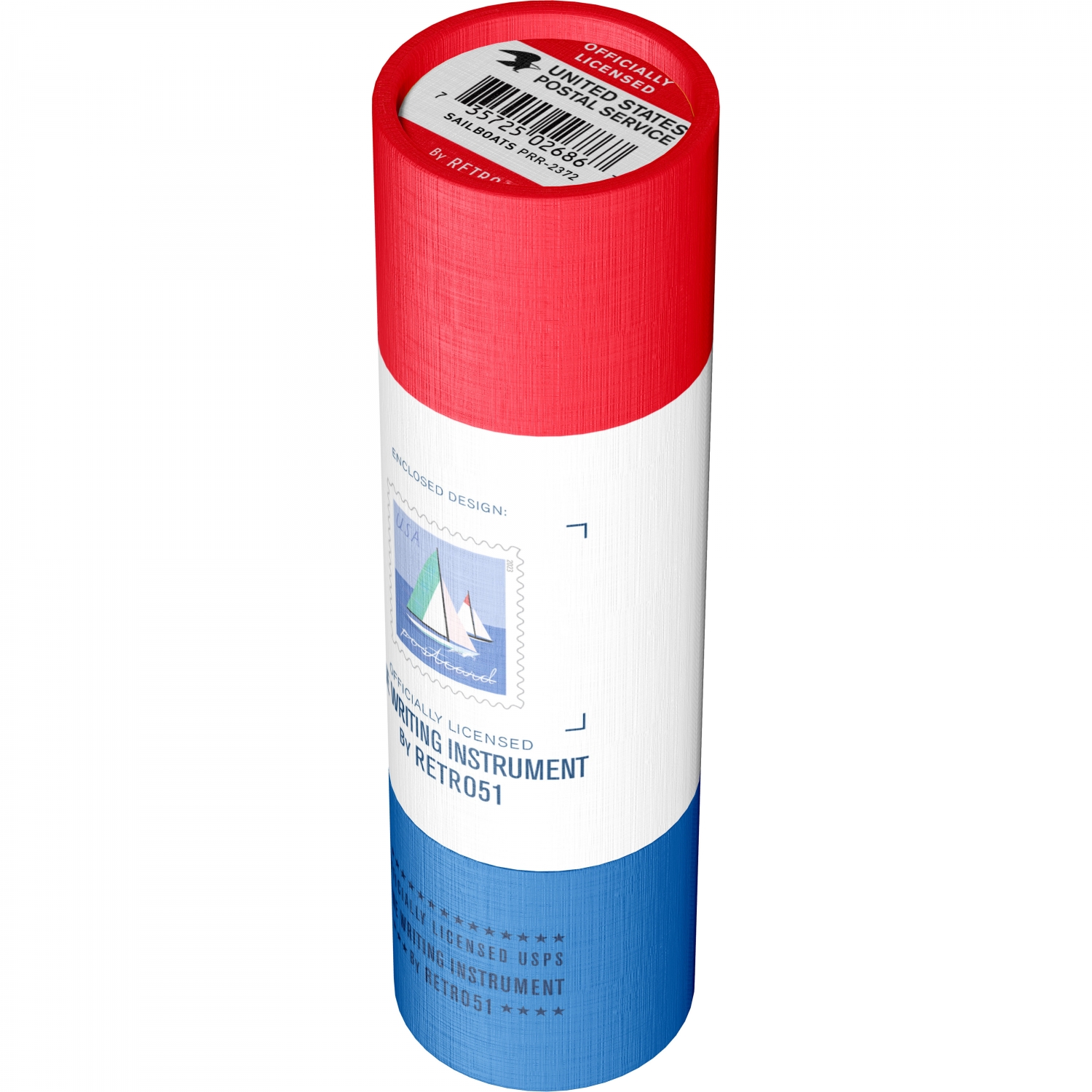 Imagine Produs Roller Retro 51 Tornado U.S. Postal Service Sailboats Stamp '23 CT