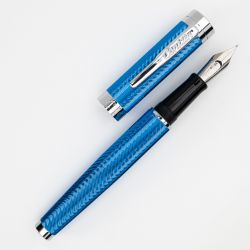 Stilou Conklin Herringbone Signature Blue CT