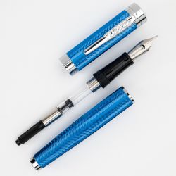 Stilou Conklin Herringbone Signature Blue CT