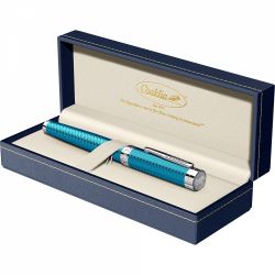 Stilou Conklin Herringbone Signature Blue CT