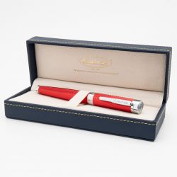 Stilou Conklin Herringbone Signature Red CT