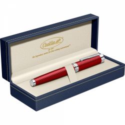 Stilou Conklin Herringbone Signature Red CT