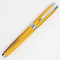 Stilou Conklin Herringbone Signature Yellow CT