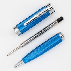 Pix Conklin Herringbone Signature Blue CT