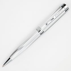 Pix Conklin Herringbone Signature Silver CT