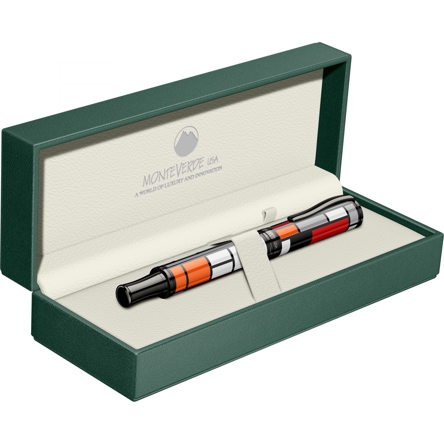 Imagine Produs Stilou Monteverde USA Regatta LE Piet Mondrian GMT