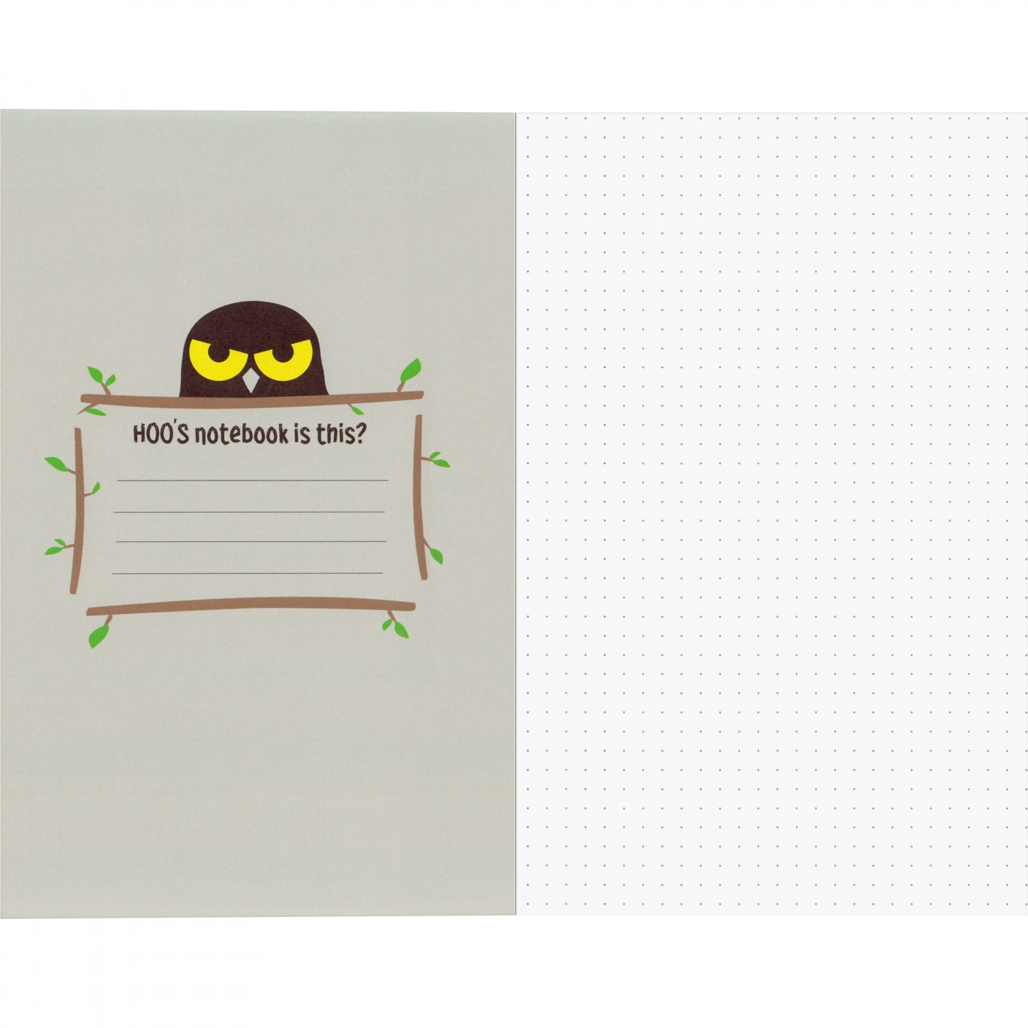 Imagine Produs Caiet A5+ Retro 51 Classic Notebook Owl Rescue - White Dot Grid 5 mm - 144 pagini 100 g mp - RNB-2376-C