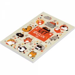 Caiet A5+ Retro 51 Classic Notebook Cat Rescue 5 - White Dot Grid 5 mm - 144 pagini 100 g/mp - RNB-2332-C