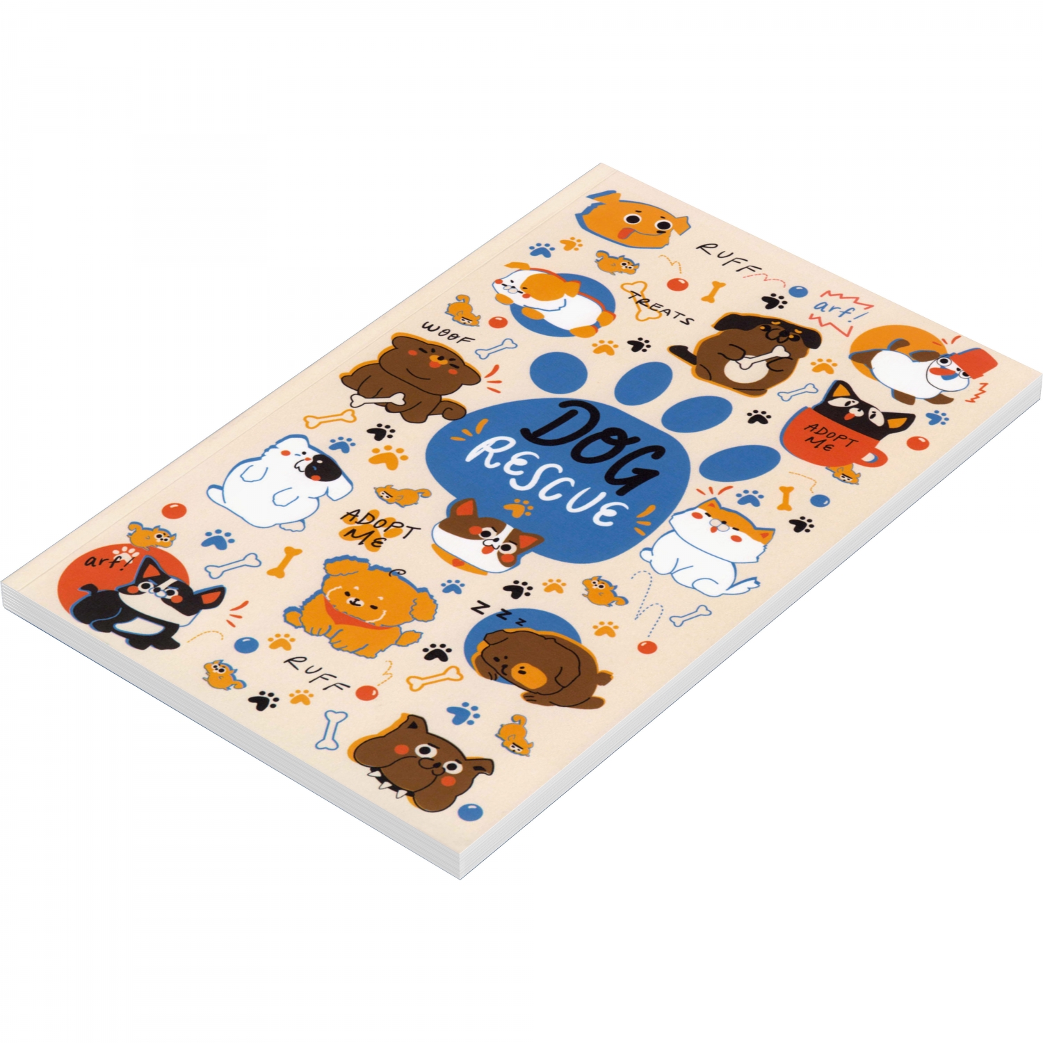 Imagine Produs Caiet A5+ Retro 51 Classic Notebook Dog Rescue 5 - White Dot Grid 5 mm - 144 pagini 100 g mp - RNB-2330-C