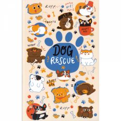 Dog Rescue 5 - White Dot Grid 5 mm - 144 pagini 100 g mp - RNB-2330-C