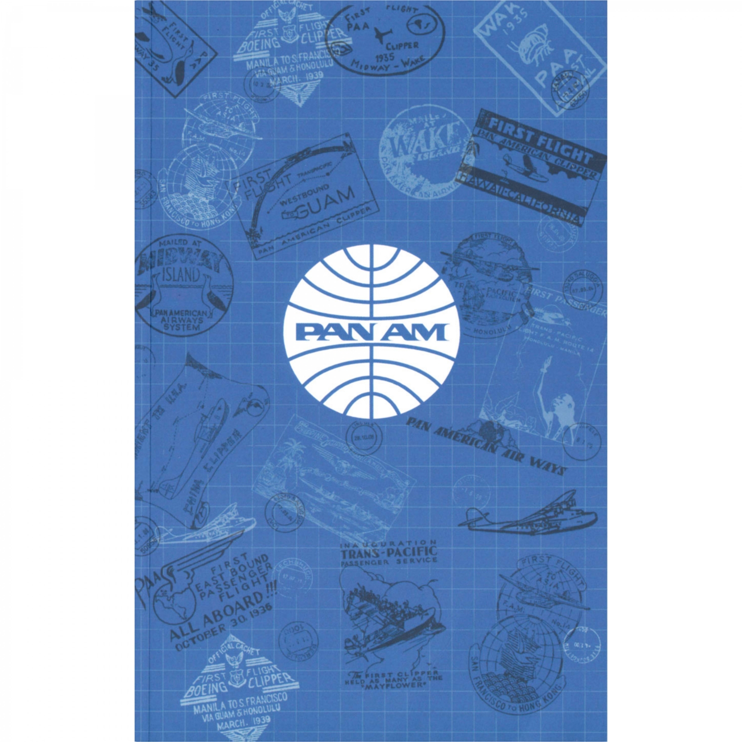 Imagine Produs Caiet A5+ Retro 51 Classic Notebook Pan Am - Passport - White Dot Grid 5 mm - 144 pagini 100 g mp - RNB-PanAm-C