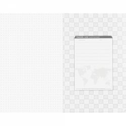 Caiet A5+ Retro 51 Classic Notebook Pan Am - Passport - White Dot Grid 5 mm - 144 pagini 100 g/mp - RNB-PanAm-C