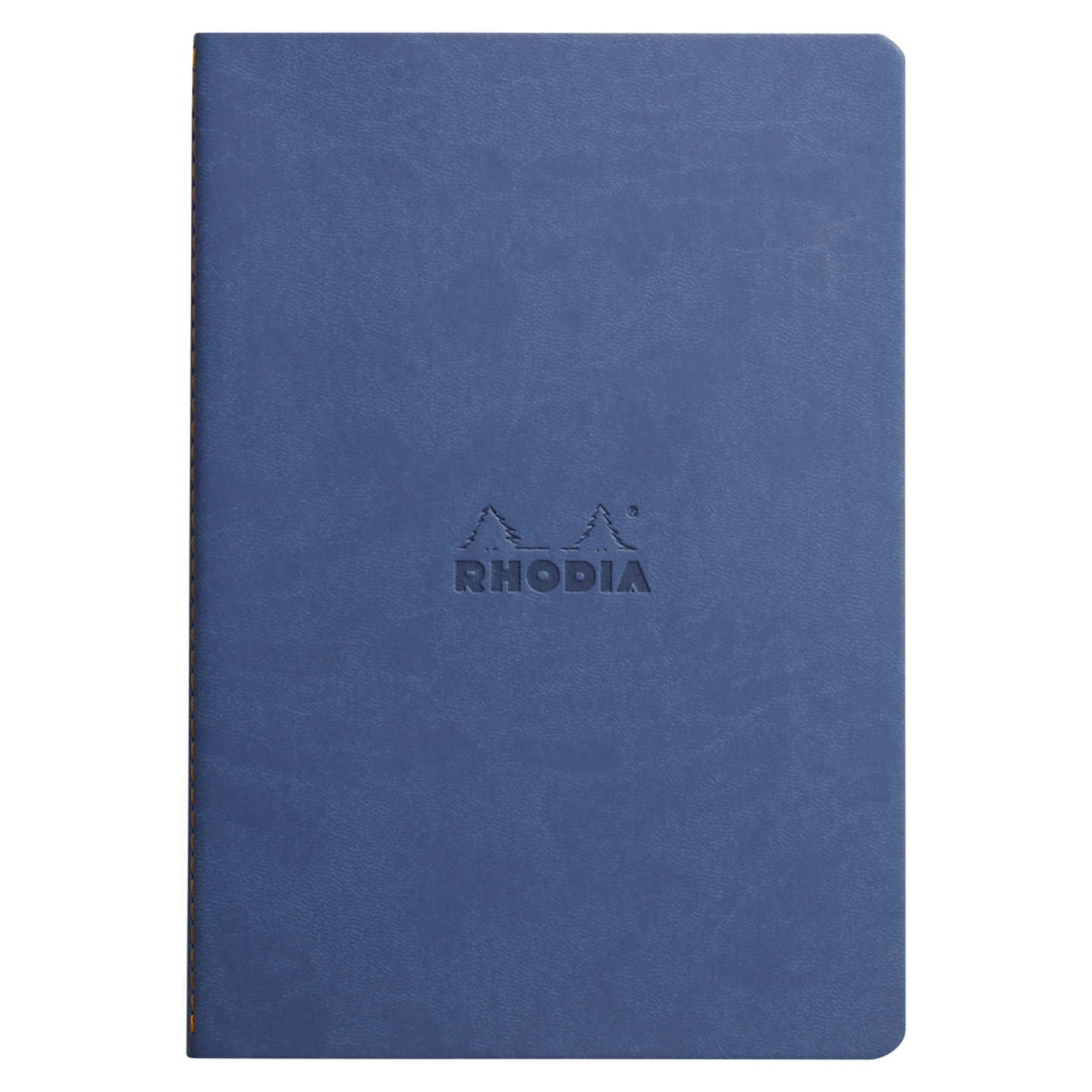 Imagine Produs Caiet A5 Rhodia Rhodiarama Sewn Spine Sapphire Blue - Ivory Lined 7 mm - 64 pagini 90 g mp - 116408C