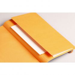 Caiet A5 Rhodia Rhodiarama Softcover Gold - Ivory Lined 7 mm - 160 pagini 90 g/mp - 117382C