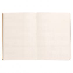 Caiet A5 Rhodia Rhodiarama Softcover Gold - Ivory Dot Grid 5 mm - 160 pagini 90 g/mp - 117476C