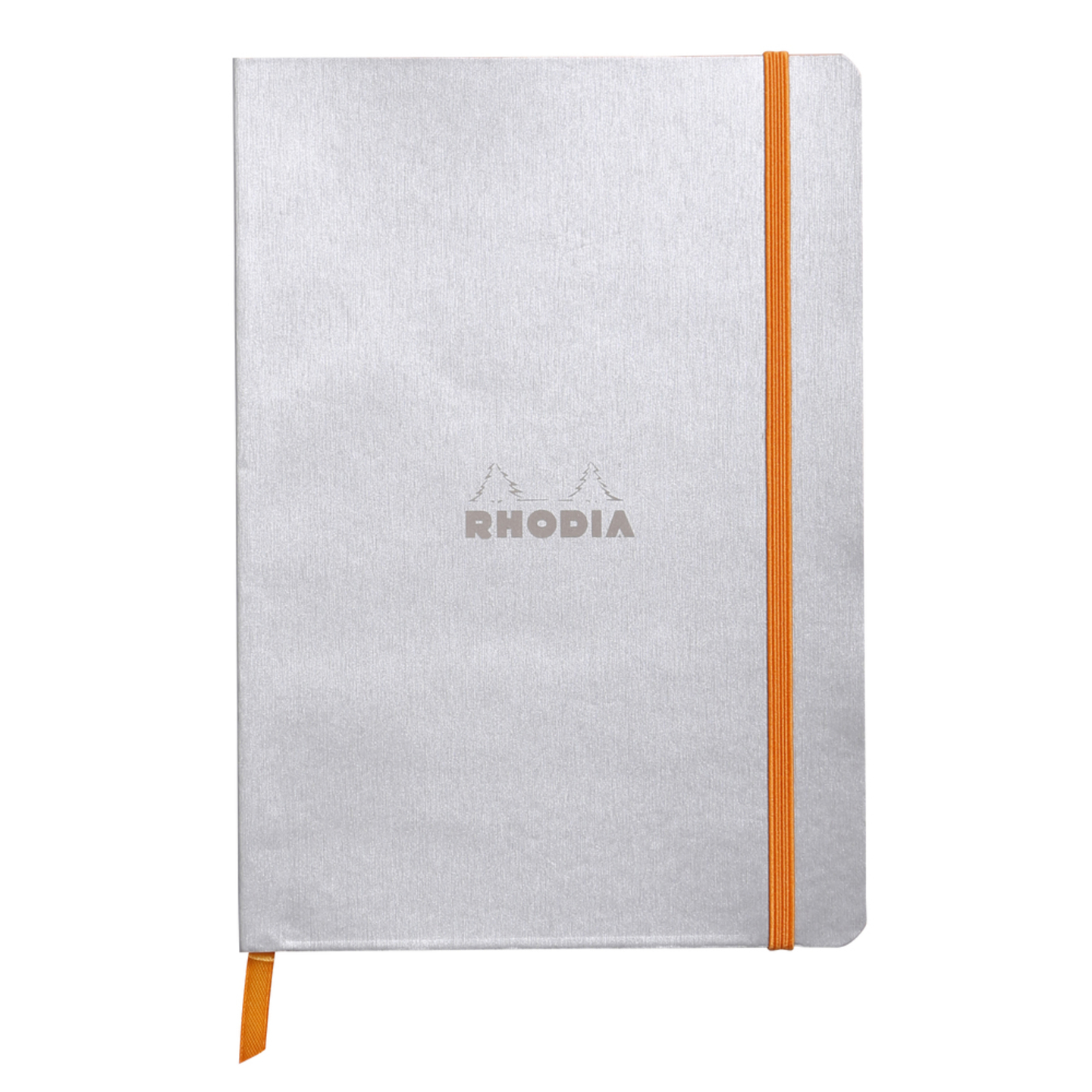 Imagine Produs Caiet A5 Rhodia Rhodiarama Softcover Webnotebook Silver - Ivory Lined 7 mm - 160 pagini 90 g mp - 117401C
