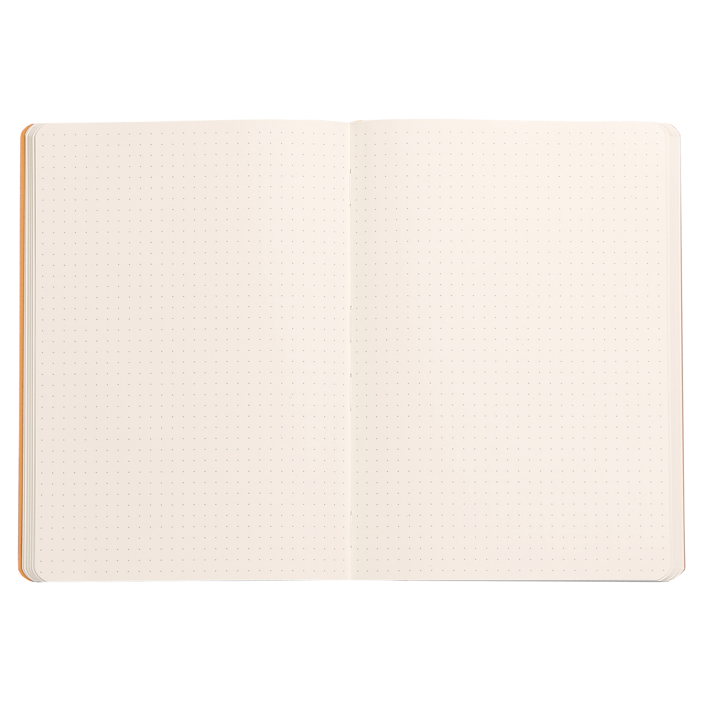 Imagine Produs Caiet A5 Rhodia Rhodiarama Softcover Webnotebook Peacock - Ivory Dot Grid 5 mm - 160 pagini 90 g mp - 117442C