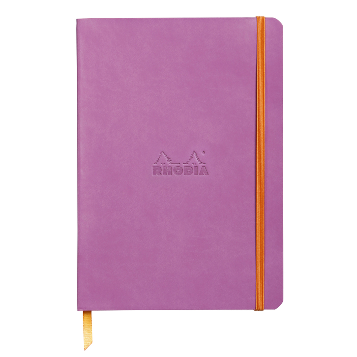 Imagine Produs Caiet A5 Rhodia Rhodiarama Softcover Webnotebook Lilac - Ivory Lined 7 mm - 160 pagini 90 g mp - 117411C