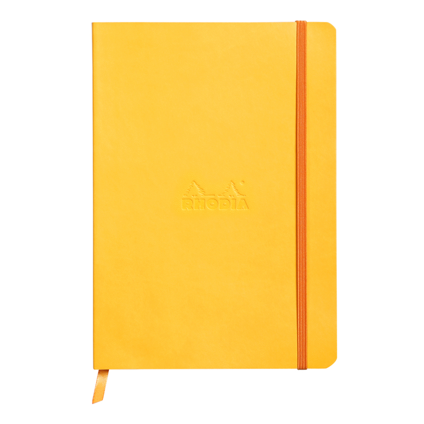 Imagine Produs Caiet A5 Rhodia Rhodiarama Softcover Webnotebook  Daffodil Yellow - Ivory Lined 7 mm - 160 pagini 90 g mp - 117416C