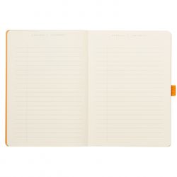 Caiet Personalizabil pentru Organizare A5 Rhodia Rhodiarama Softcover Goalbook Gold - Ivory Dot Grid 5 mm - 240 pagini 90 g/mp - 117811C