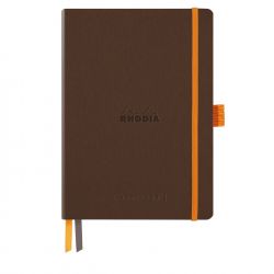 Caiet Personalizabil pentru Organizare A5 Rhodia Rhodiarama Softcover Goalbook Bronze - Ivory Dot Grid 5 mm - 240 pagini 90 g/mp - 117813C