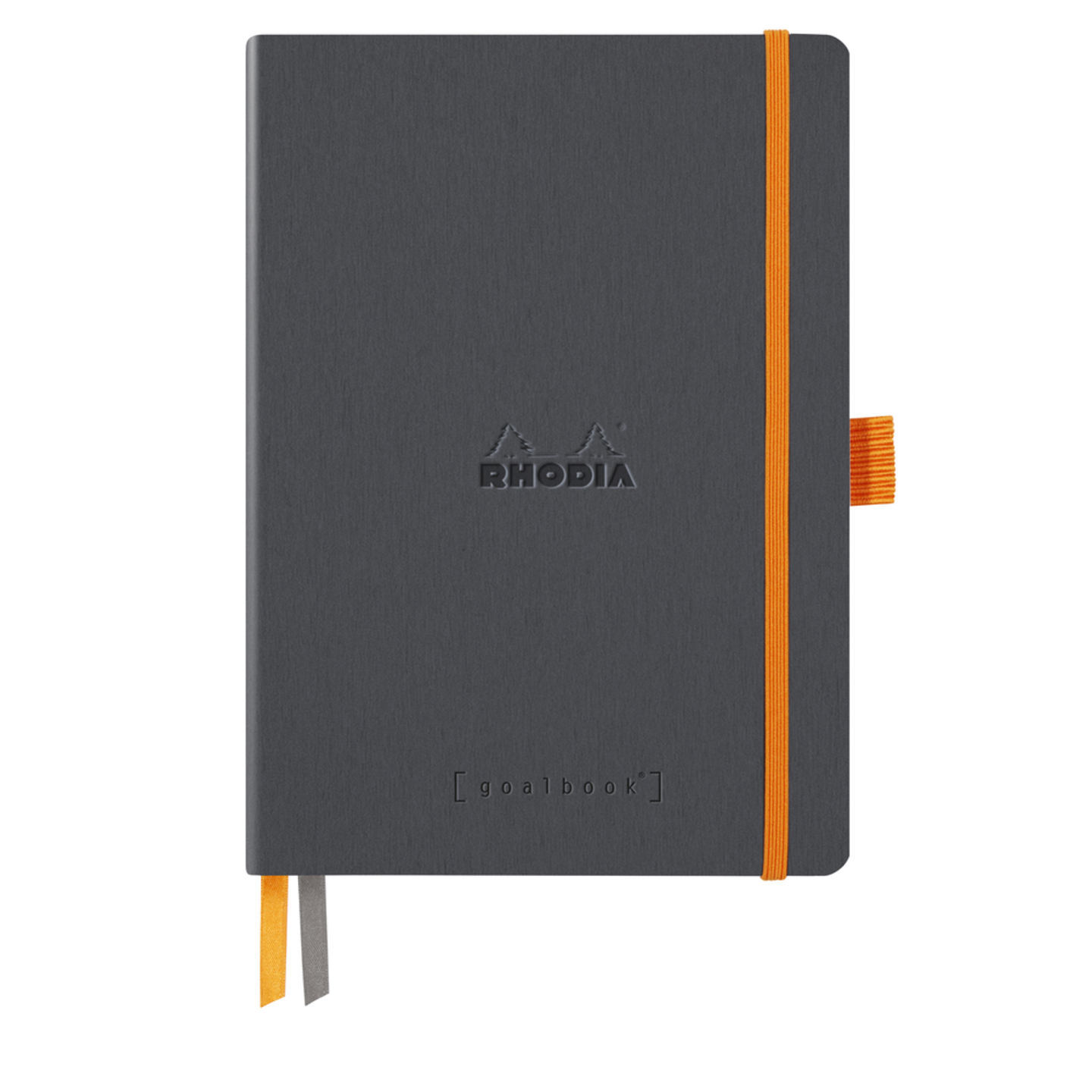 Imagine Produs Caiet Personalizabil pentru Organizare A5 Rhodia Rhodiarama Softcover Goalbook Titanium - Ivory Dot Grid 5 mm - 240 pagini 90 g mp - 117814C