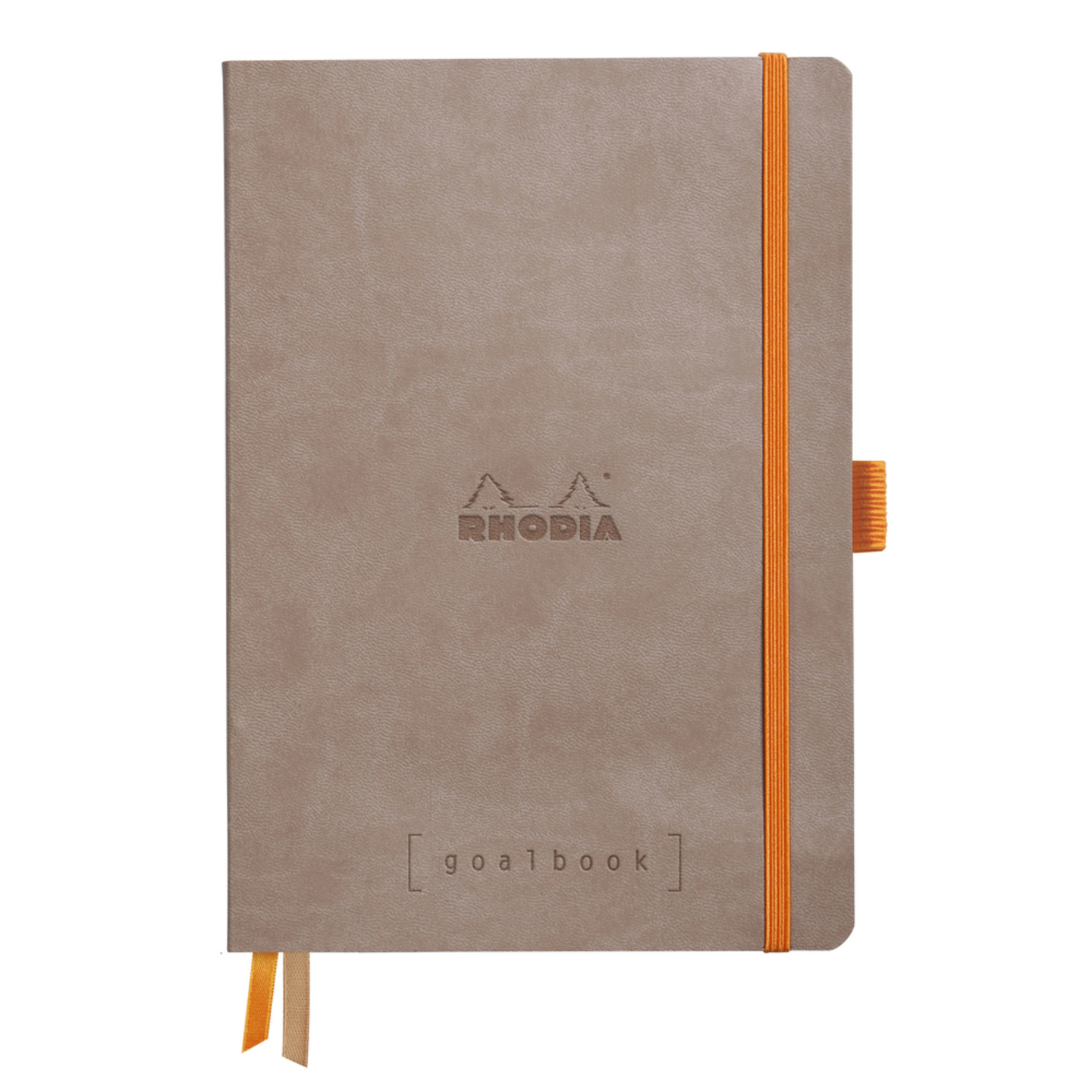 Imagine Produs Caiet Personalizabil pentru Organizare A5 Rhodia Rhodiarama Softcover Goalbook Taupe - Ivory Dot Grid 5 mm - 240 pagini 90 g mp - 117744C