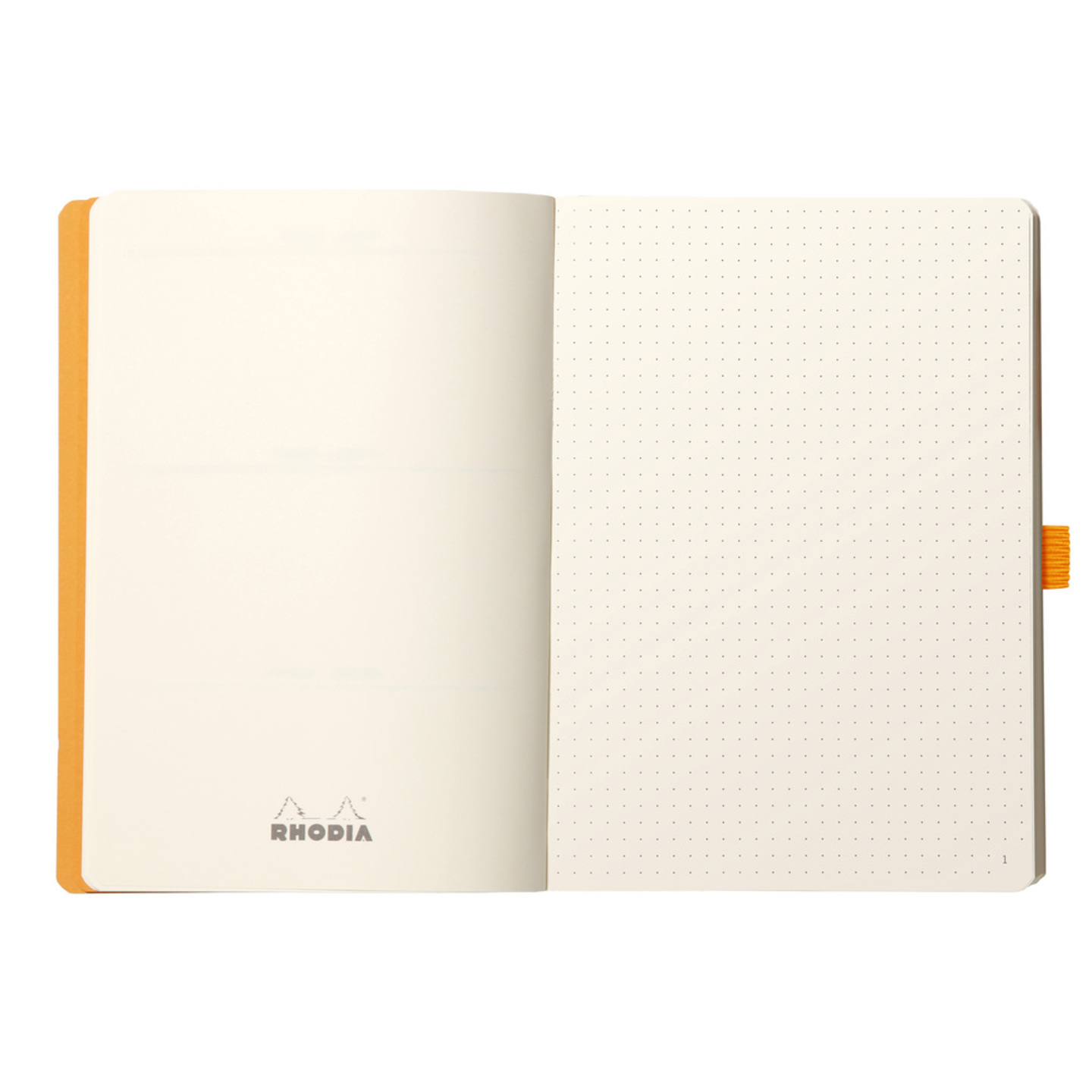 Imagine Produs Caiet Personalizabil pentru Organizare A5 Rhodia Rhodiarama Softcover Goalbook Rose Smoke - Ivory Dot Grid 5 mm - 240 pagini 90 g mp - 117803C