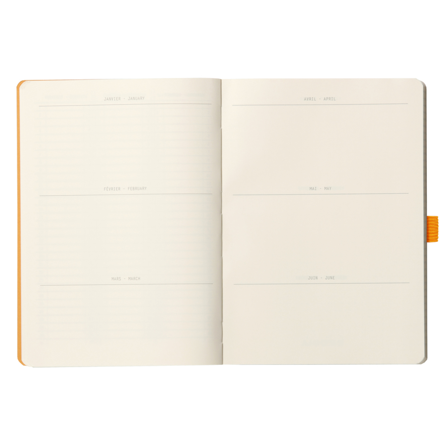 Imagine Produs Caiet Personalizabil pentru Organizare A5 Rhodia Rhodiarama Softcover Goalbook Lilac - Ivory Dot Grid 5 mm - 240 pagini 90 g mp - 117751C