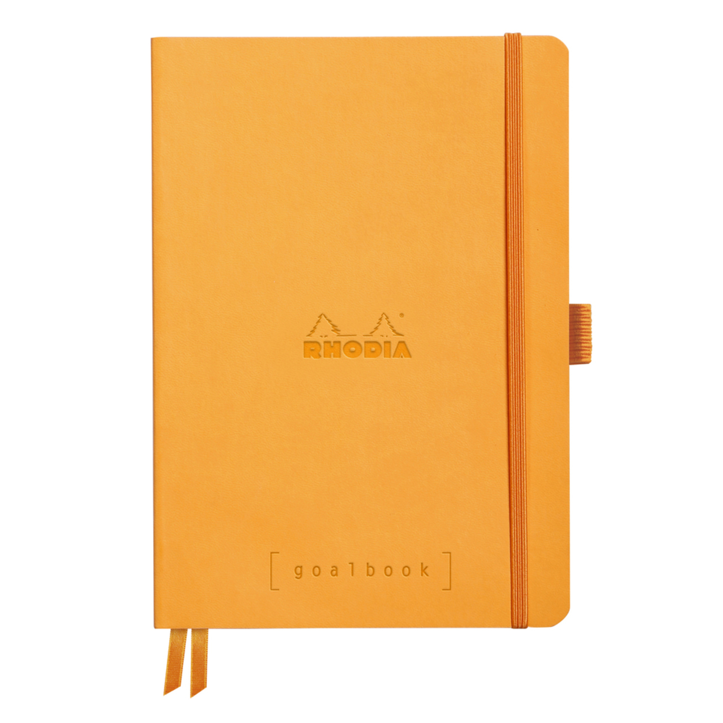 Imagine Produs Caiet Personalizabil pentru Organizare A5 Rhodia Rhodiarama Softcover Goalbook Orange - Ivory Dot Grid 5 mm - 240 pagini 90 g mp - 117755C