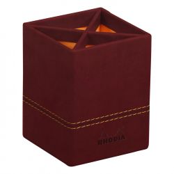 Suport Instrumente de Scris Rhodia Rhodiarama Pencil Holder Burgundy