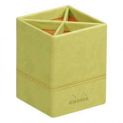 Suport Instrumente de Scris Rhodia Rhodiarama Pencil Holder Anise Green