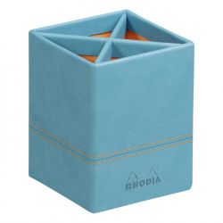 Suport Instrumente de Scris Rhodia Rhodiarama Pencil Holder Turquoise Blue