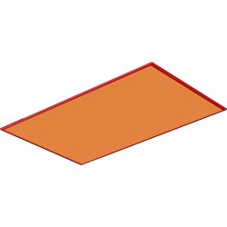 Mapa Birou 600 x 400 mm Rhodia Rhodiarama Hardback Desk Pad Poppy