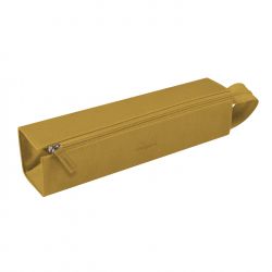 Etui multifuncțional cu fermoar Rhodia Rhodiarama Zippered Hard Case Pencil Box Gold