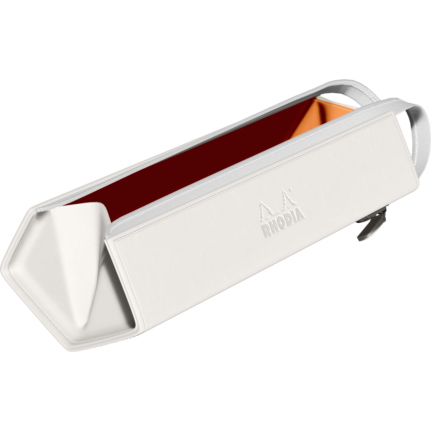 Imagine Produs Etui Combo cu fermoar Rhodia Rhodiarama Zippered Hard Case Pencil Box White