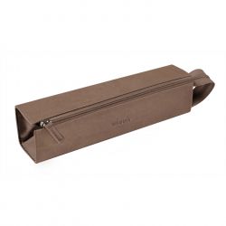 Etui multifuncțional cu fermoar Rhodia Rhodiarama Zippered Hard Case Pencil Box Taupe