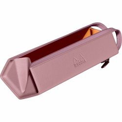 Etui Combo cu fermoar Rhodia Rhodiarama Zippered Hard Case Pencil Box Rosewood
