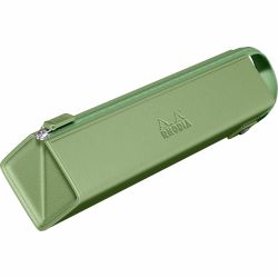 Etui Combo cu fermoar Rhodia Rhodiarama Zippered Hard Case Pencil Box Celadon