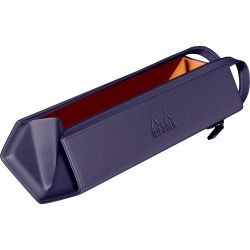 Etui Combo cu fermoar Rhodia Rhodiarama Zippered Hard Case Pencil Box Midnight